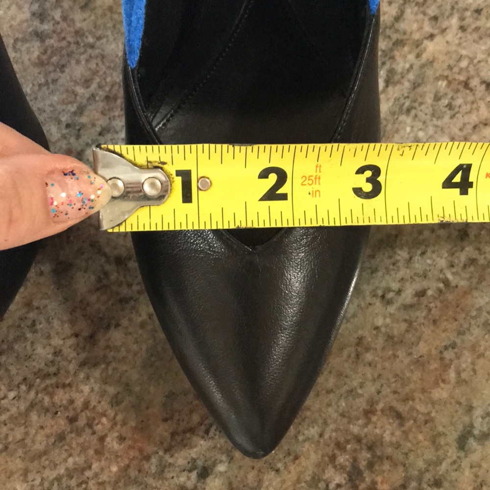 š¤GIFTš¤MQ By Alexander McQueen pump blue velvet - Picture 12 of 16